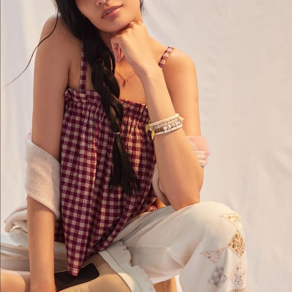 Anthropologie gingham swing top - Picture 3 of 3